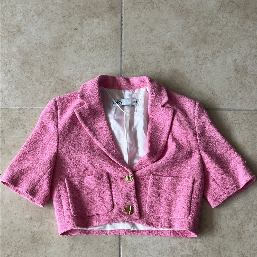 XS Zara pink jacket